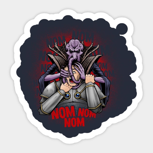 Mind Flayer Sticker by CoryFreemanDesign